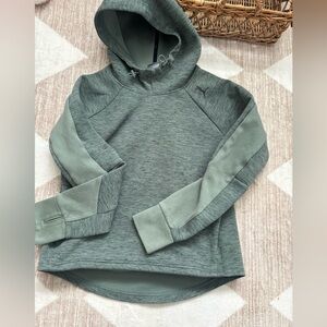 Puma Olive Green Hoodie Women’s Size Small Hoodie
